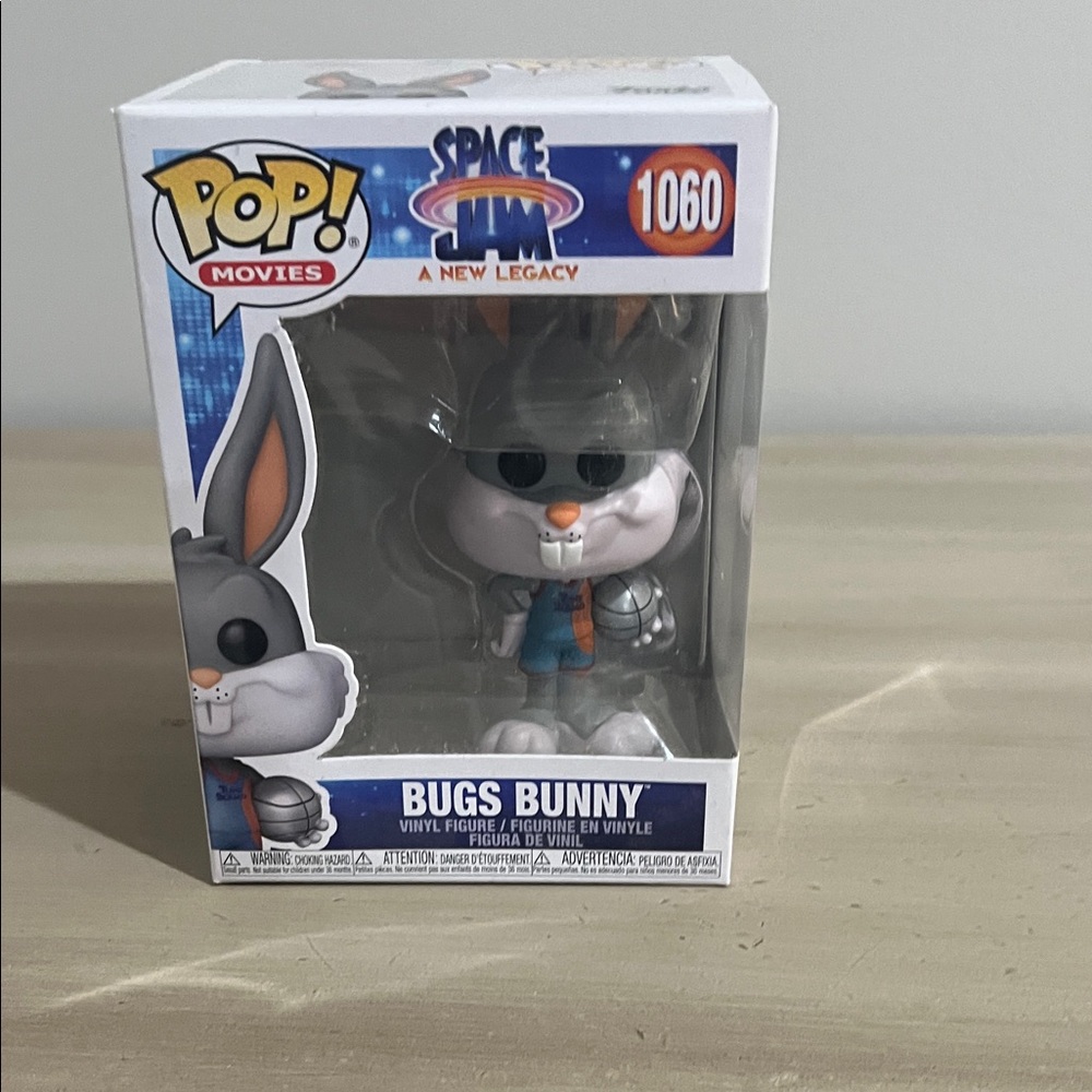 Funko Pop 1060 Space Jam Bugs Bunny Vinyl Figure Collectible Gift New in Box